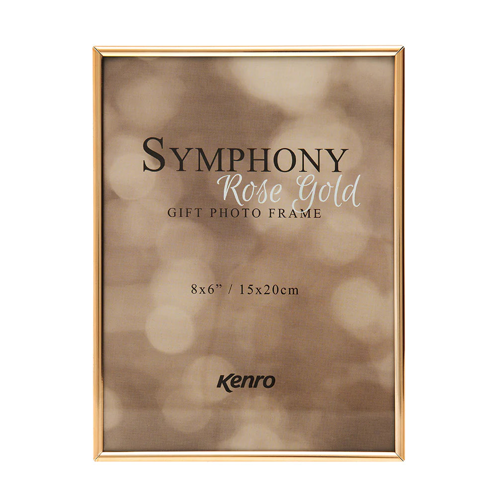 10x8 Symphony Classic ROSE GOLD gift frame