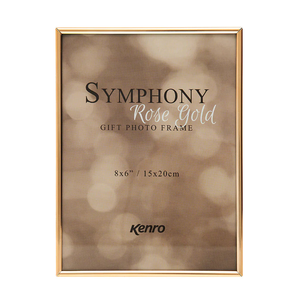 8x6 Symphony Classic ROSE GOLD gift frame