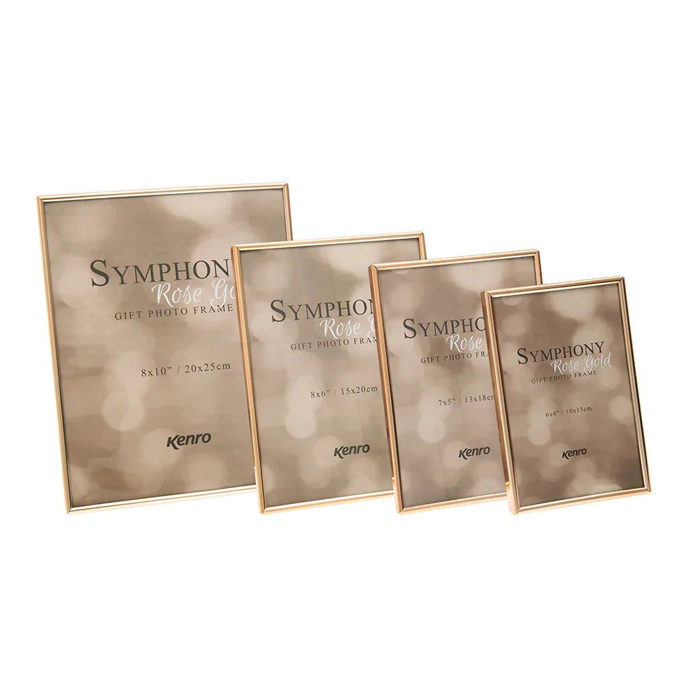 8x6 Symphony Classic ROSE GOLD gift frame