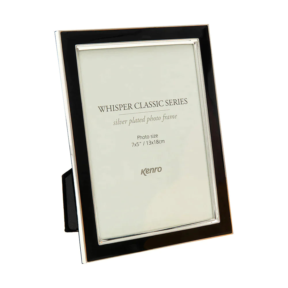 7x5 Whisper Series Black luxury gift frame