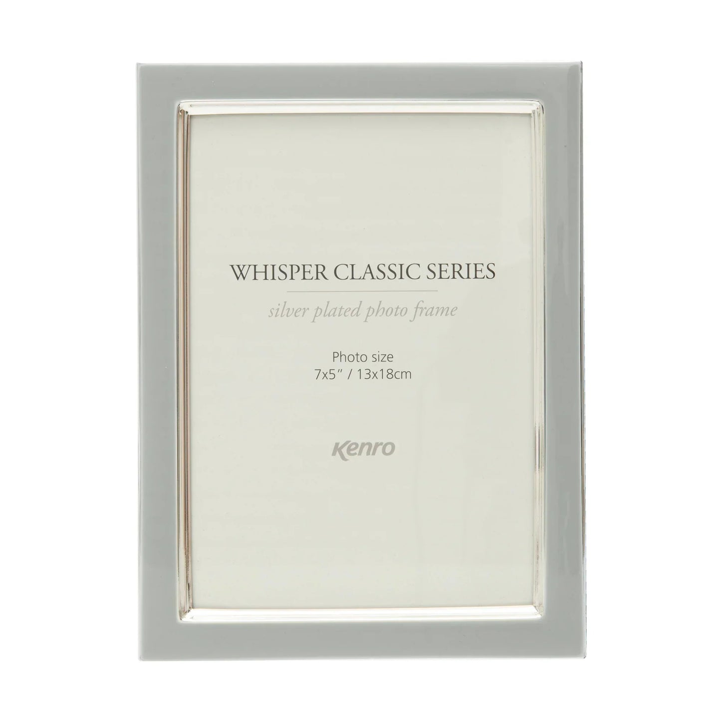 7x5 Whisper Series Grey luxury gift frame