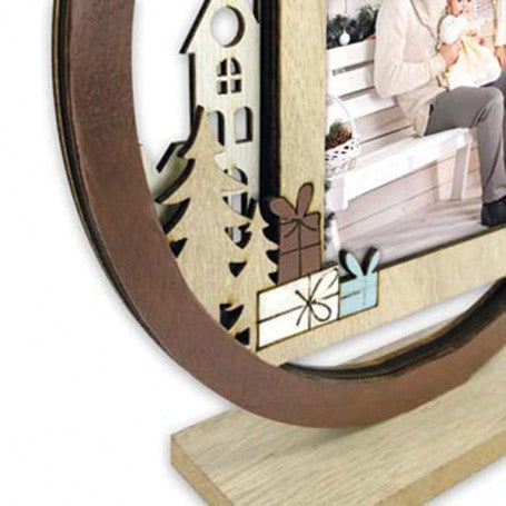 Wooden Christmas Frame 6x4