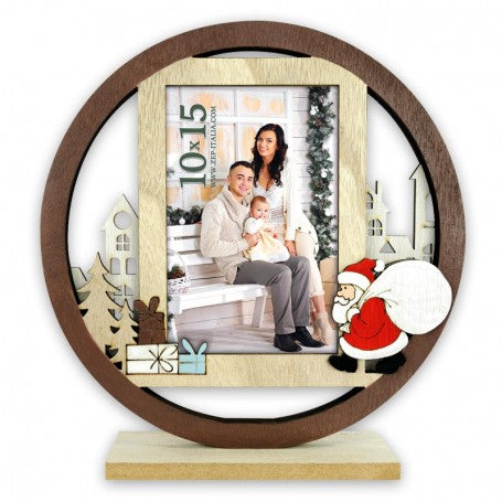 Wooden Christmas Frame 6x4