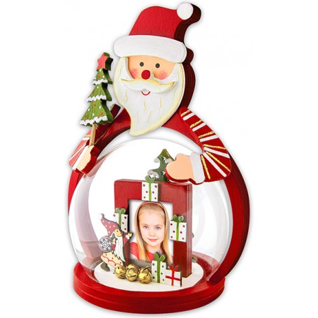 Father Christmas Novelty dome frame