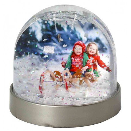 Photo Snow & Glitter Globe